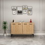 Hanah Home Sapphire Oak Consola Roble Zafiro 120x75x29.6cm Mueble Roble Zafiro Elegante y Funcional